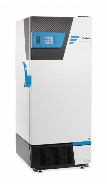 The Evolution -45°C low temperature freezer, a high-performance storage solution for laboratory and clinical applications.