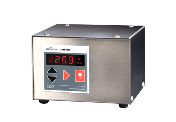 The ISM-3 oxygen process analyzer, a high-precision inline gas analysis system for continuous O₂ and CO₂ monitoring in modified atmosphere packaging.