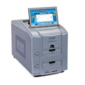 The OX-TRAN 2/28 permeation analyzer, an advanced instrument for oxygen transmission rate testing.