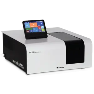 The Techcomp UV2500 UV VIS spectrophotometer, a high-performance dual-beam system for accurate spectral analysis.