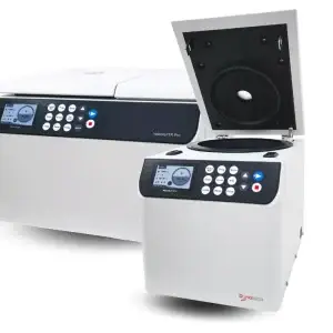 The Velocity 17R Pro versatile centrifuge, a high-performance refrigerated centrifuge for temperature-sensitive applications.