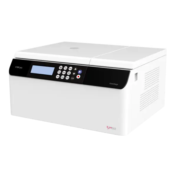 The Velocity 18R Plus versatile centrifuge, a high-performance refrigerated centrifuge for temperature-sensitive applications.